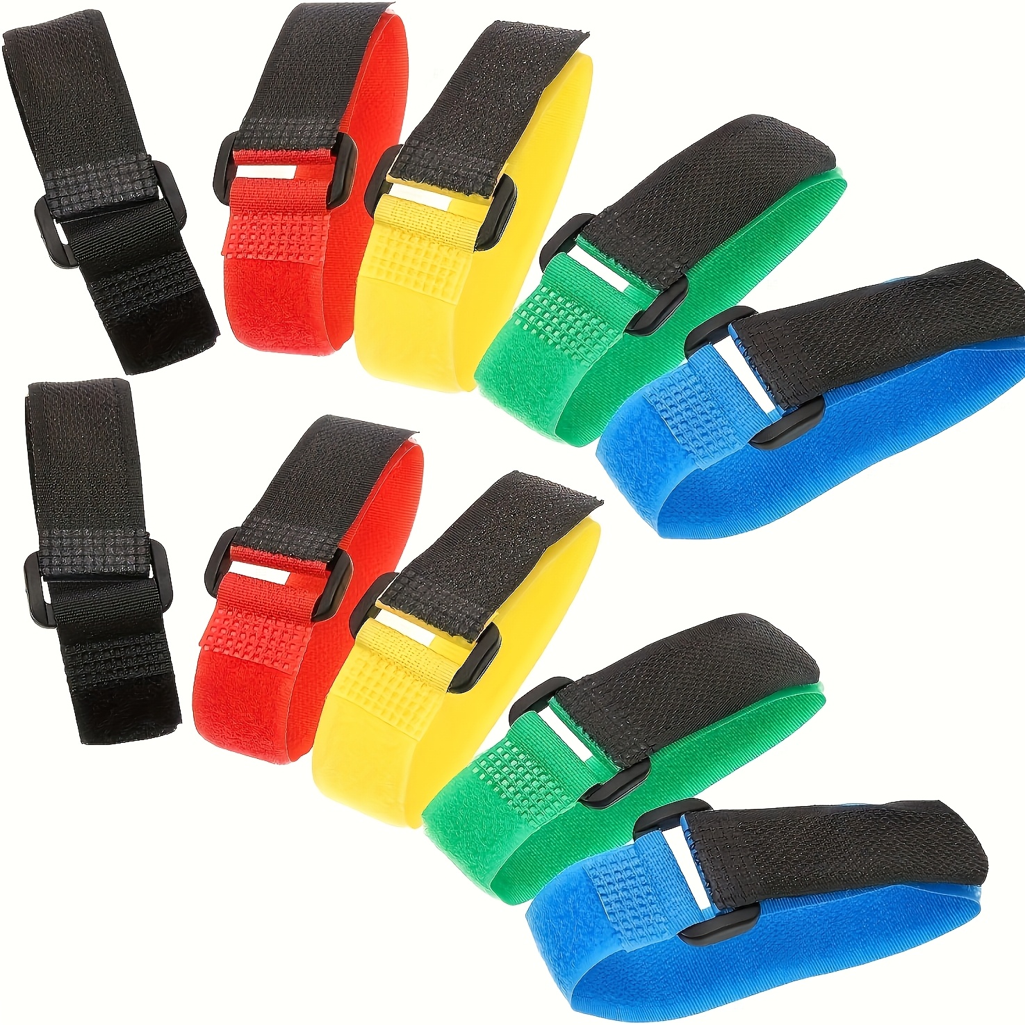 TEMU 10pcs Fishing Rod Holder Straps - Rod Rest, Outdoor Fishing Gear