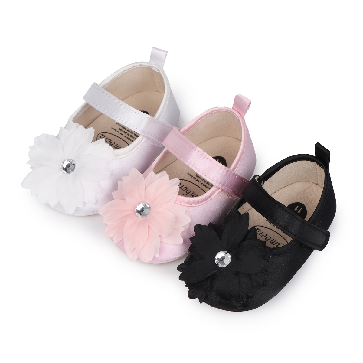 infant baby girls flats, soft sole princess dress shoes crib