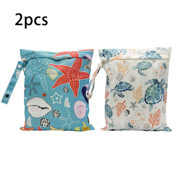 Image of [handbag Organizer Bag] 2pcs Handbag Organizer Bag, Luggage Organizer Bag, Women's Handbag, Reusable Wet Item Storage Bag