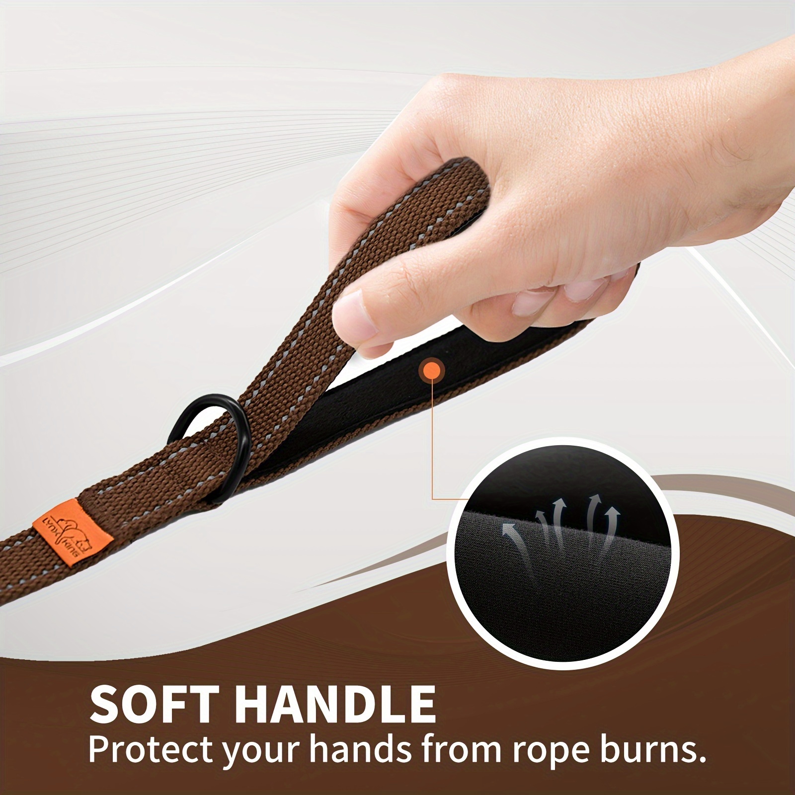 Reflective Dog Leash for Small, Medium, and Large Dogs