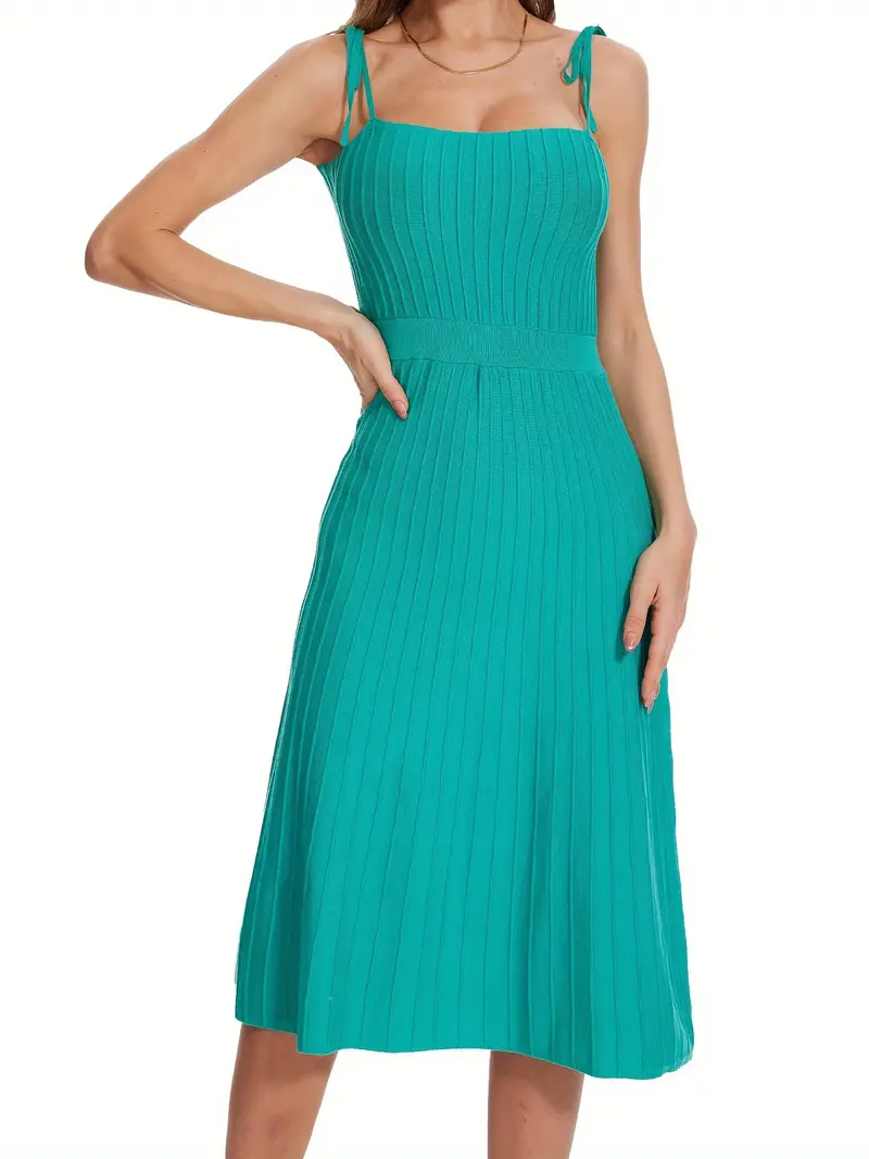 ribbed tie waist maxi dress New Knitted Maxi Dress with Tie Waist and Elegant Sweater Style