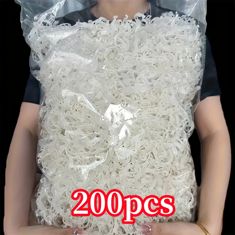 E-shop 200 Stück/400 Stück Pflanzenstütz-Clips, geeignet für Gemüsegärten zu Hause Rankenbinden, PP-Kunststoffmaterial | Einfaches