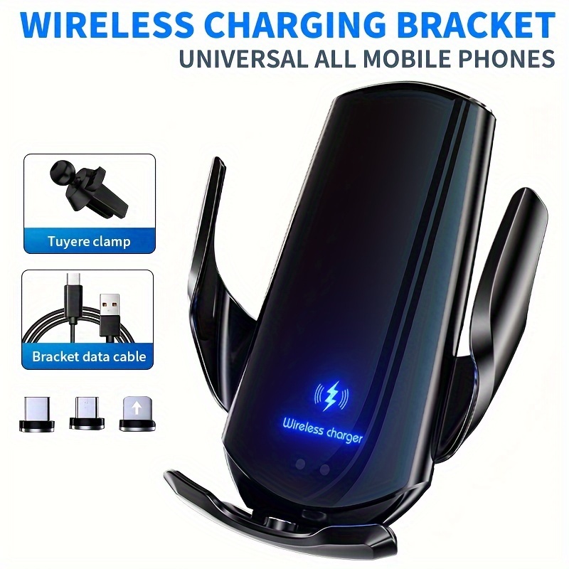 

15w Car Wireless Charger, Car Mobile Phone Holder, Suitable For Iphone, Samsung, Xiaomi And Other Brands