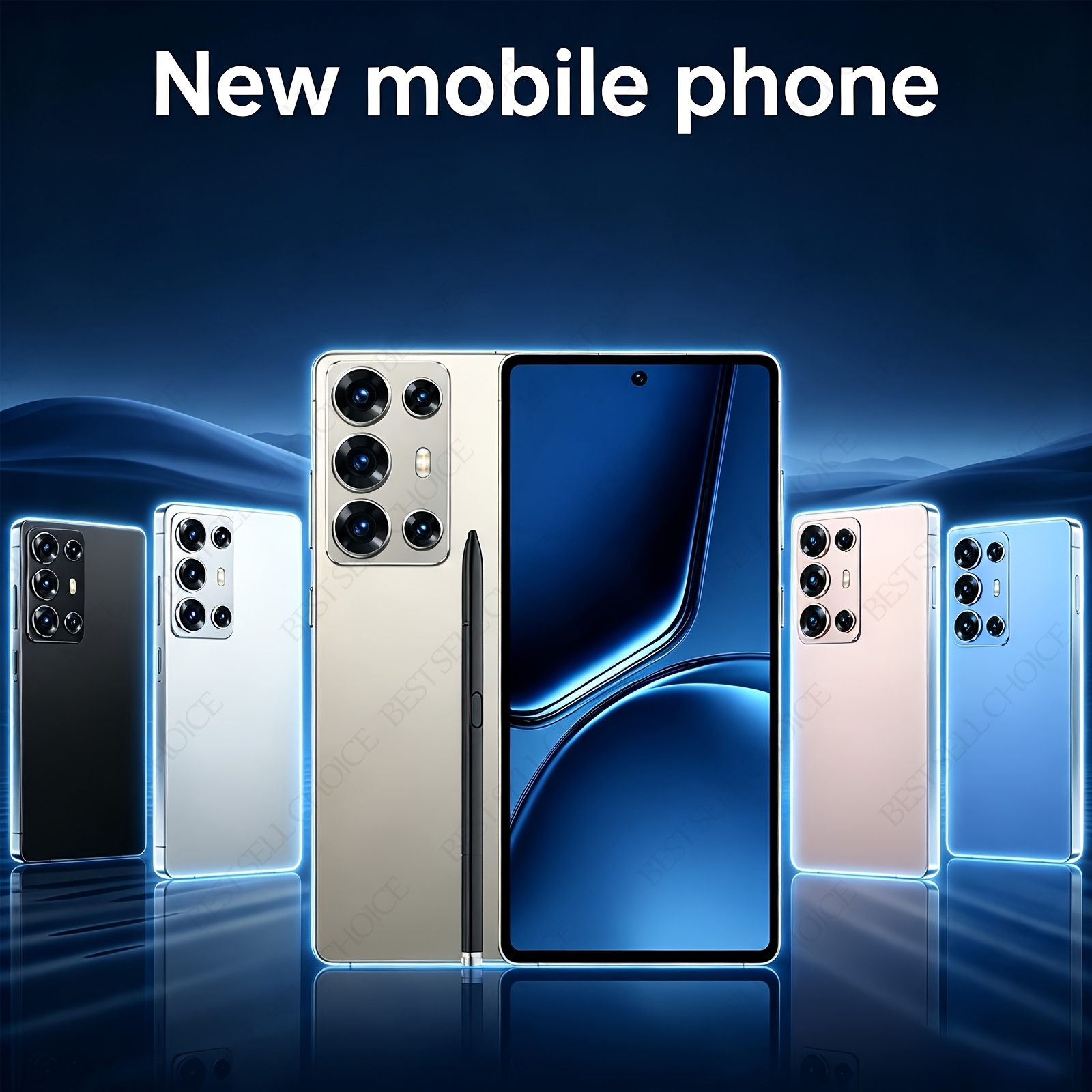 Powerful 6+64GB Unlocked 5G Cell Phone, 6.8 Inch HD Screen