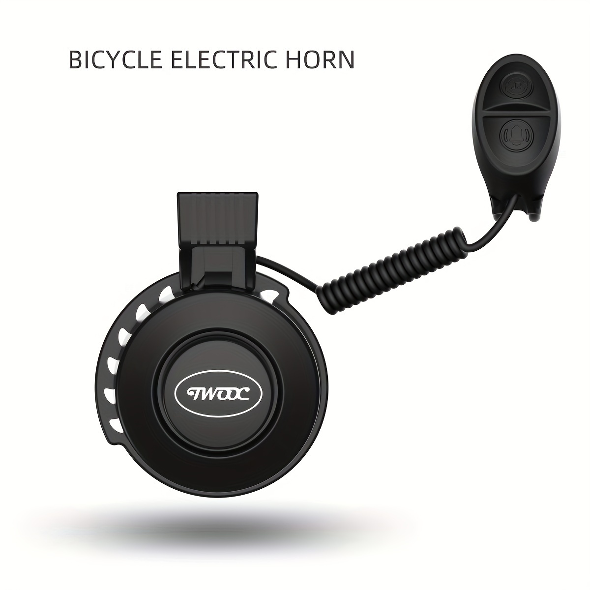 

Sonnette électrique pour vélo TWOOC, batterie rechargeable 100 dB, cloche étanche, adaptée aux vélos de montagne et de route, petite taille