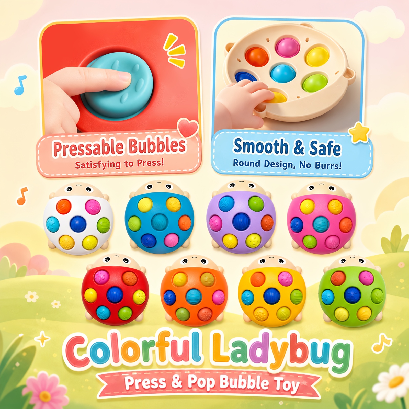 Children's Color Classification Sensory Pressing Toys