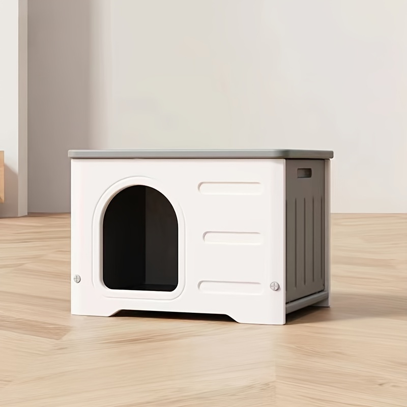 

Cat House For Indoor Outdoor, Outside Cat House For Feral Cats, Unique Cat Shelter For Small Pet, Spacious, Easy To Christmas Gift