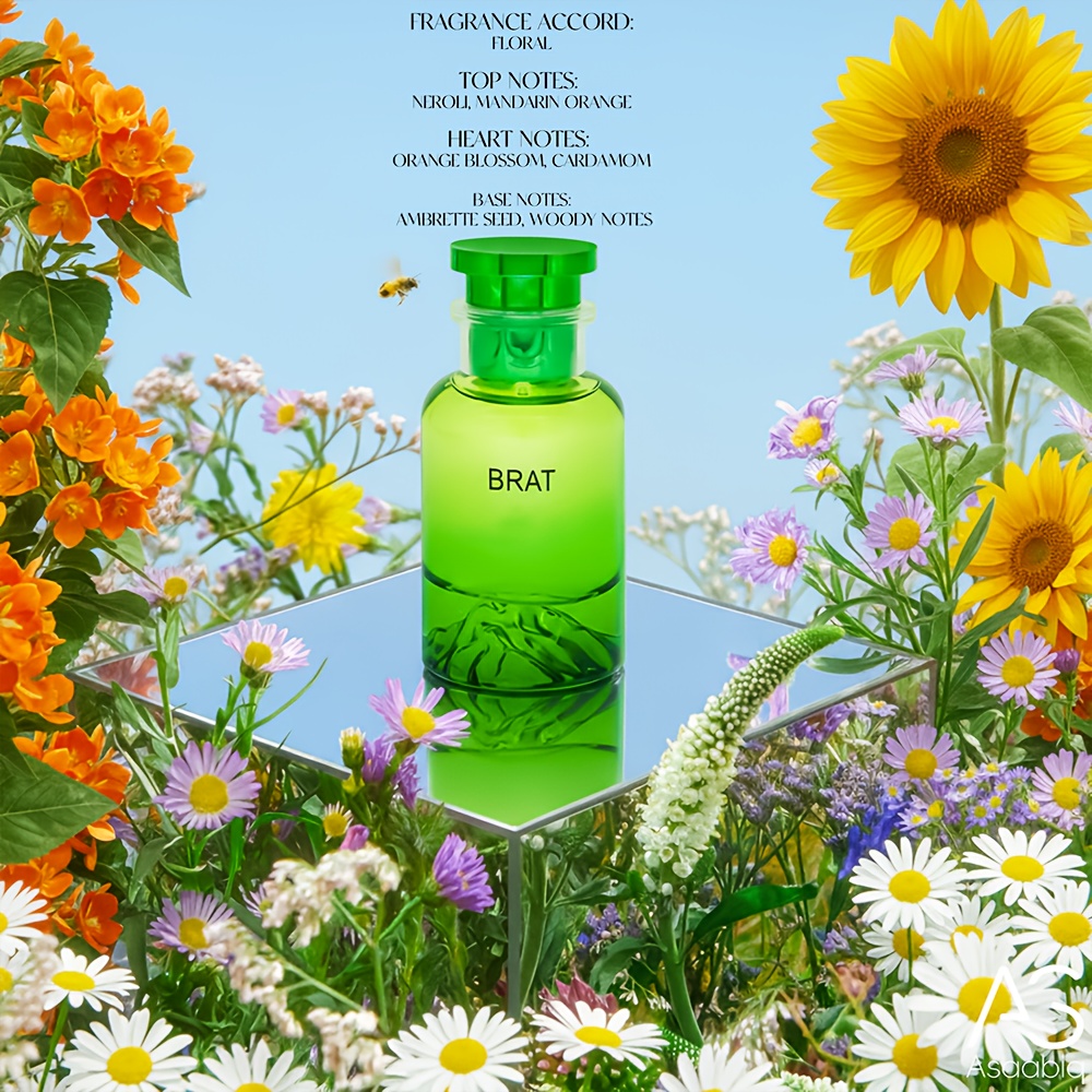 Brat Eau De Parfum By As Asaabiq - Floral Fragrance With Neroli, & Orange