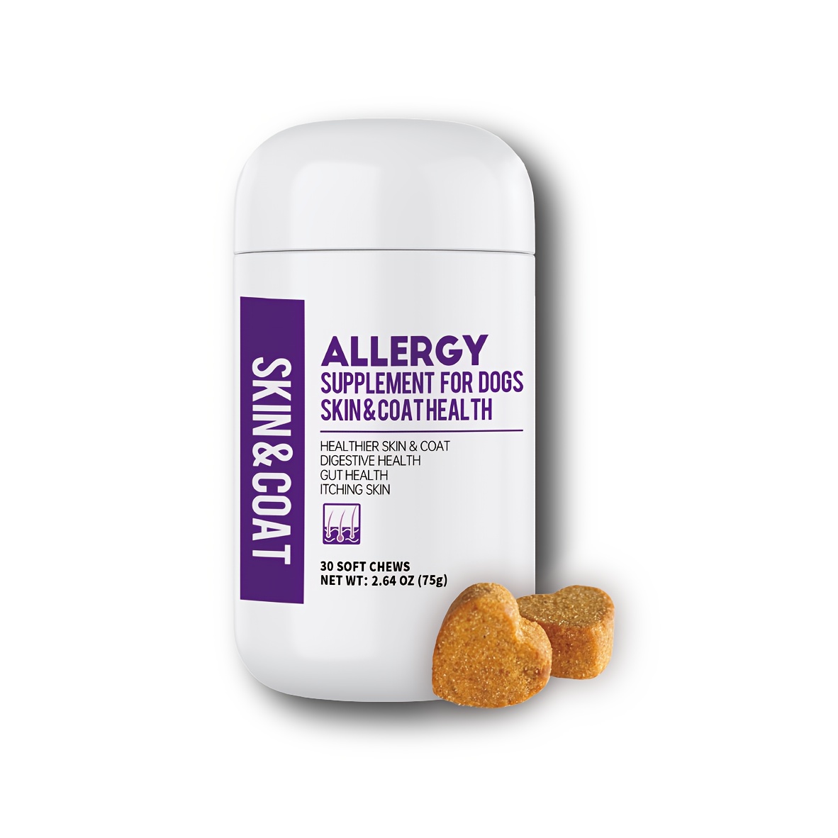 -3 For Dogs, With Fish Oil, 120 Count, All Breeds, 10.58oz (300g)