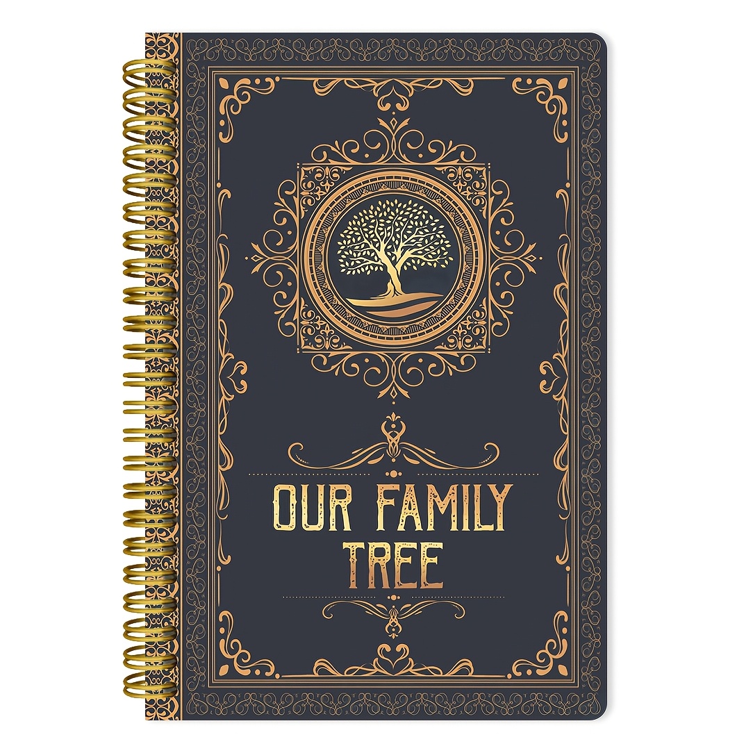 TEMU Une couverture illustrée de généalogie est parfait pour les parents et -parents : un 'histoire avec une couverture et une reliure durable.