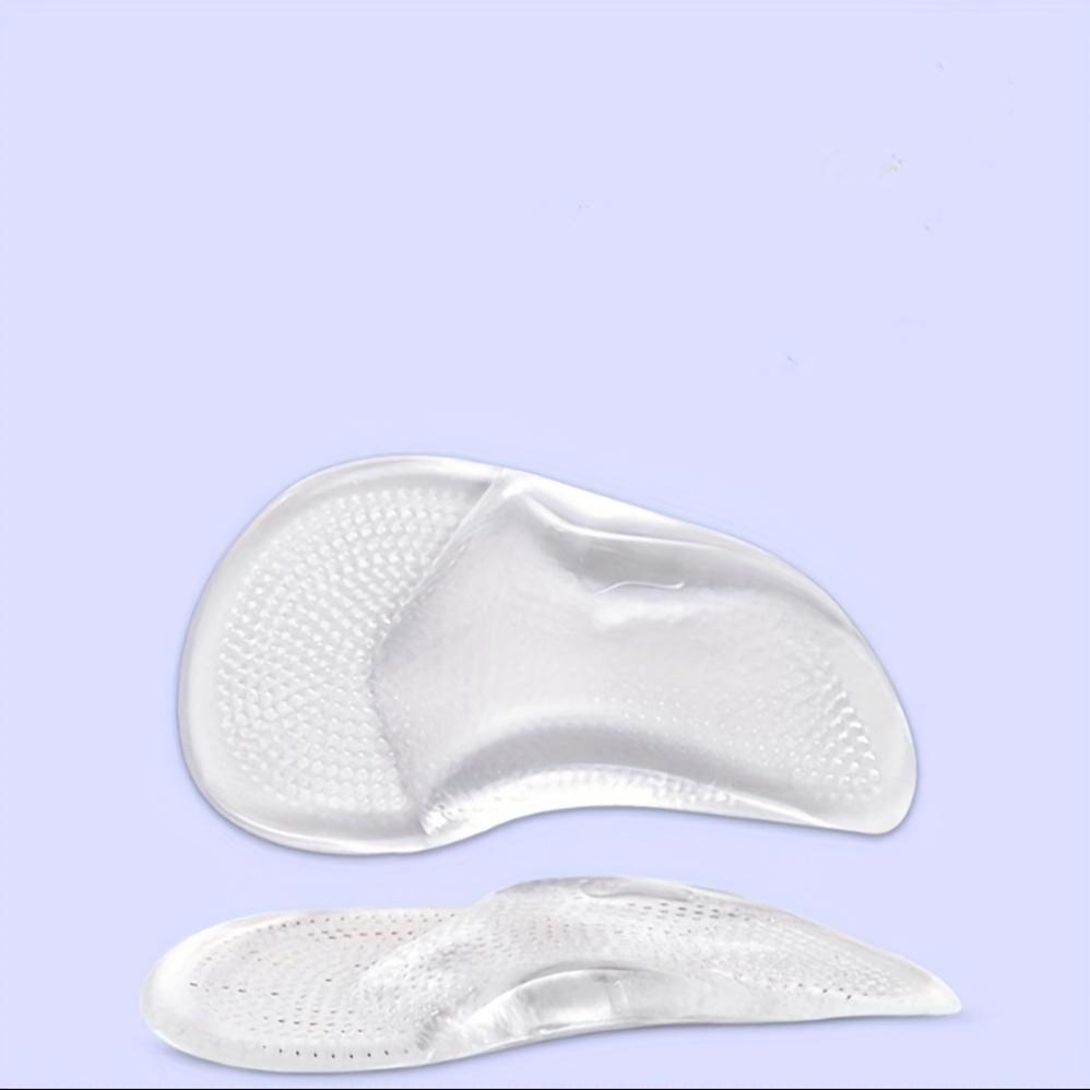 TEMU Deux Coussinets de Pied en Silicone avec Support Antidérapant en GEL