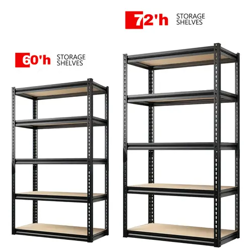 heavy duty shelving heavy duty 5 tier 2000lbs metal shelving units garage shelving storage shelves x35 5 w x 15 8 d adjustable metal shelving unit for garage shelves utility rack shelf for basement pantry closet shelves black utility shelves