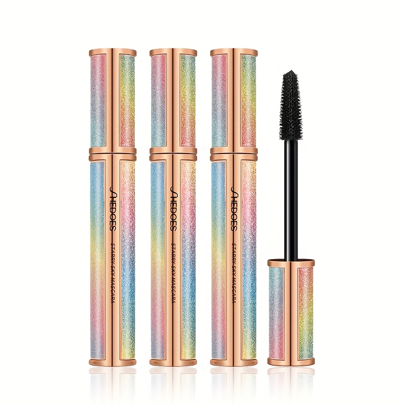 3pcs Starry Sky Mascara Long-lasting Curling Waterproof Sweatproof Non-smudge Curling Thick And Separate Lashes