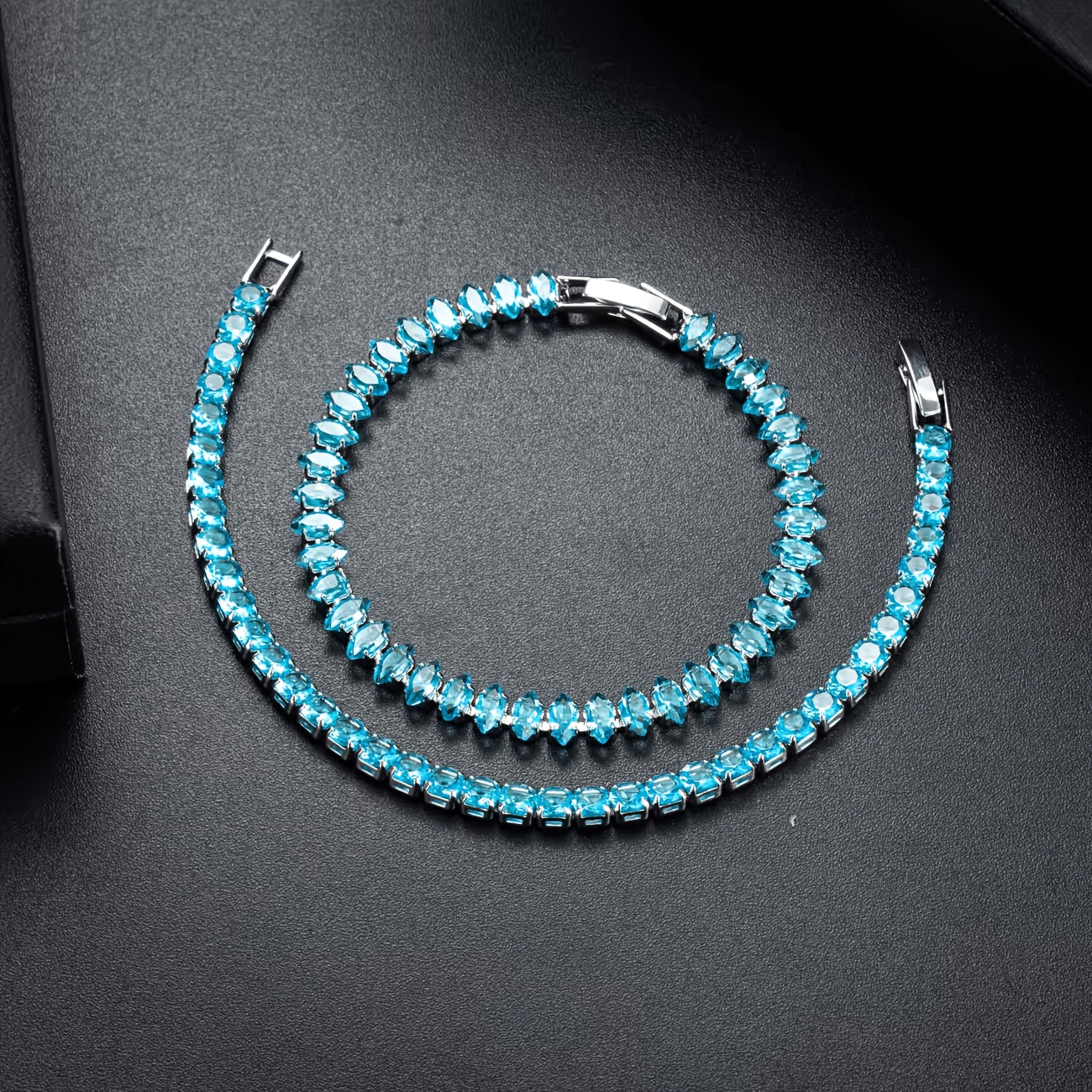 TEMU 2pcs Spring Summer Men Women Fashion Round Blue , Vintage Bohemian Style Bangle, Unisex Low-allergy Anti-oxidation, Exquisite Temperament