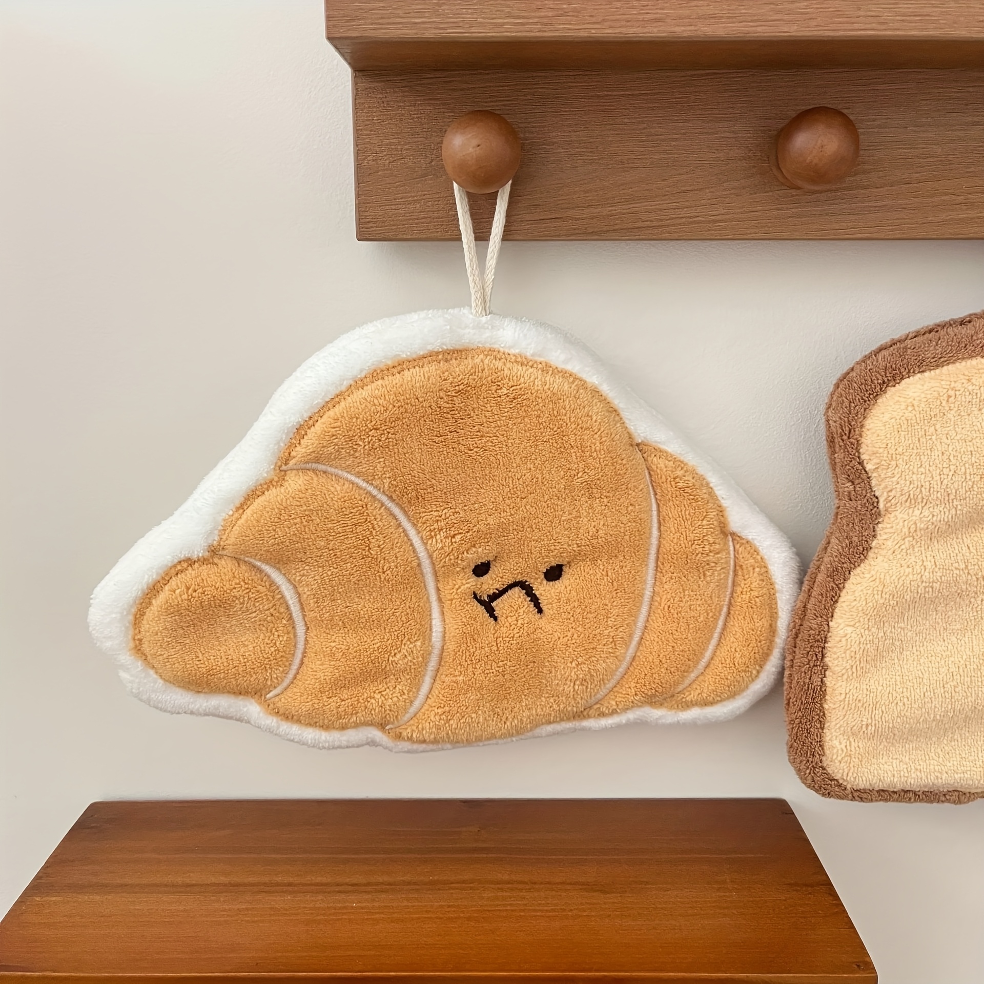 TEMU 1 serviette à main épaisse et très absorbante avec un design de dessin animé , en polaire de , idéale pour ou l'évier de bain