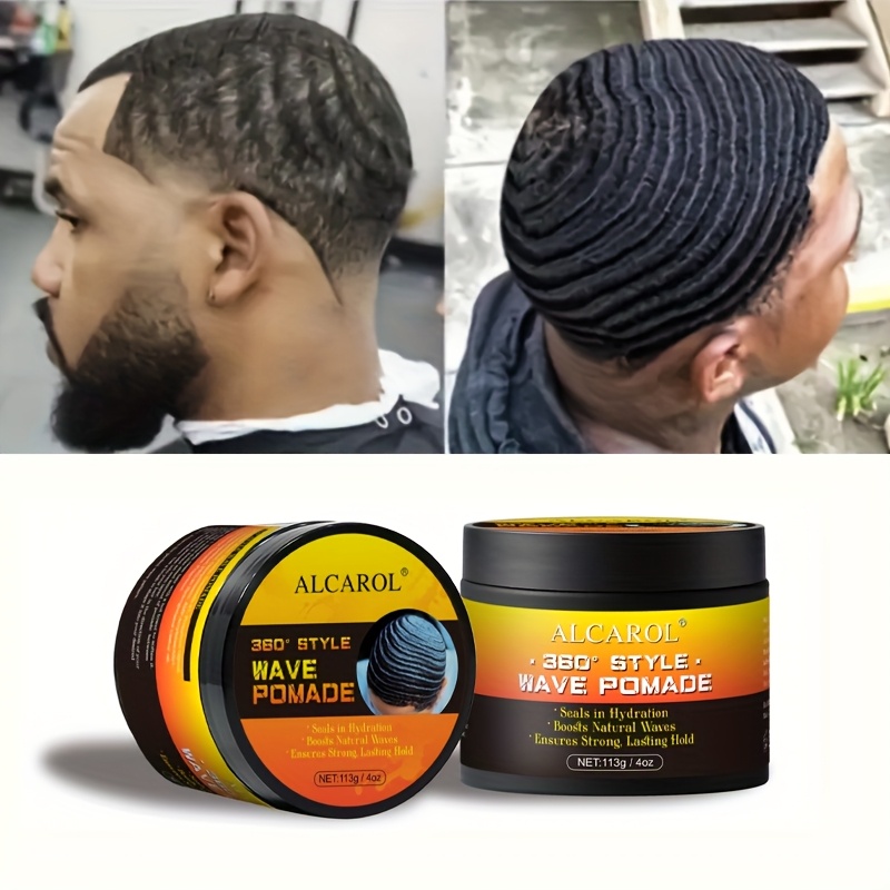 Men'S Wave Pomade 360 Wave Hair Instant Styling