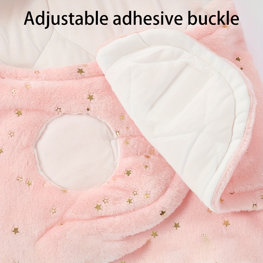 A Thick Hooded Scarf for Newborns, Ideal for Hospitals And Family Use, Designed to Keep Babies Warm, Perfect for Baptism Presents And Holiday Robes