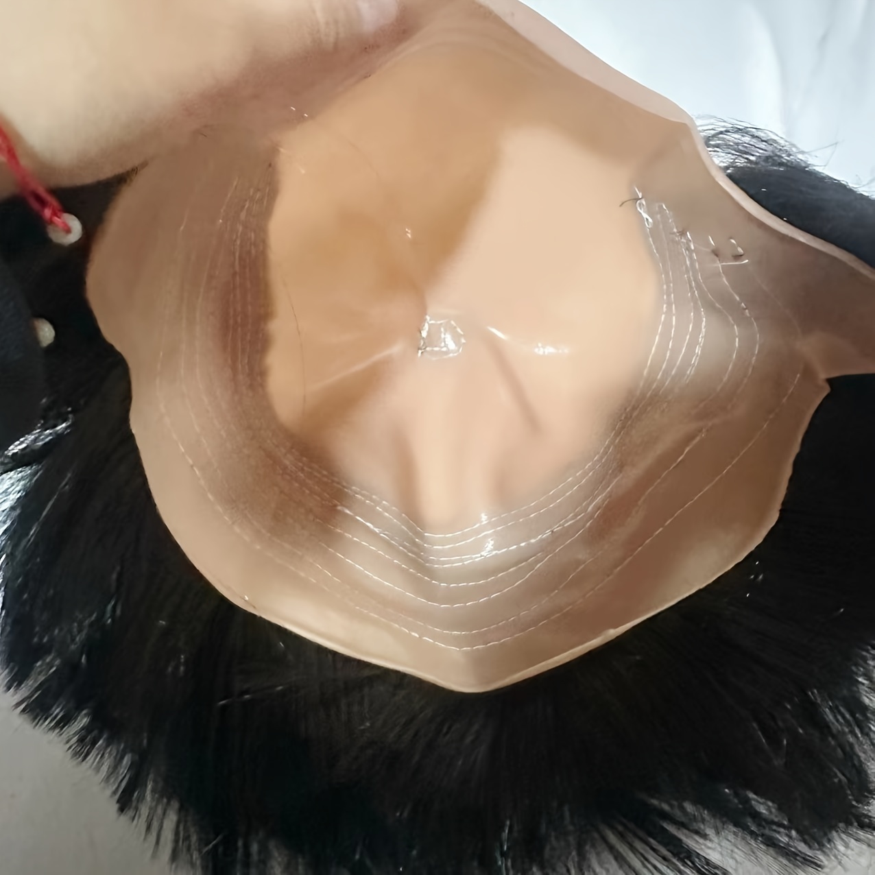 Wig Bald Head Glue Skin Fashion Trend Dressing details 1