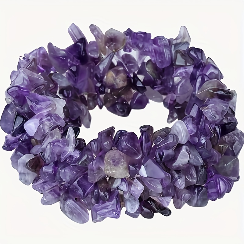 TEMU 4pcs Natural Stone Bead Bracelet, Unisex, Making It A Perfect Jewelry Gift For On Holidays Such As Valentine's Day, Birthdays, Thanksgiving, And
