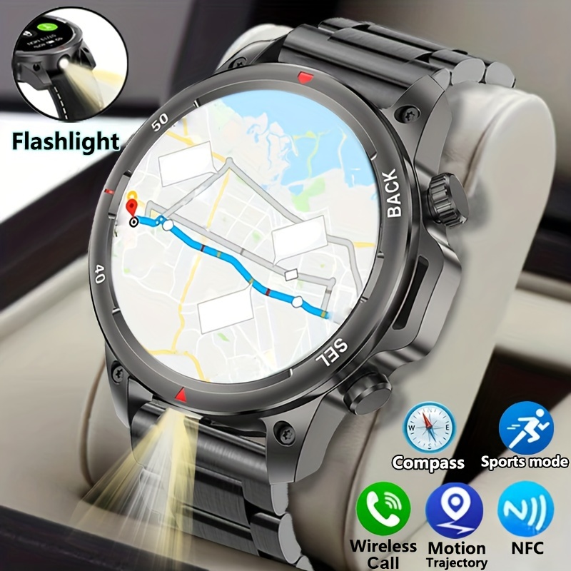 

2024 montre connectée GPS de hommes, écran HD 360*360, appels fil, NFC, LED, commande vocale AI, , , de la , montre de hommes, de air