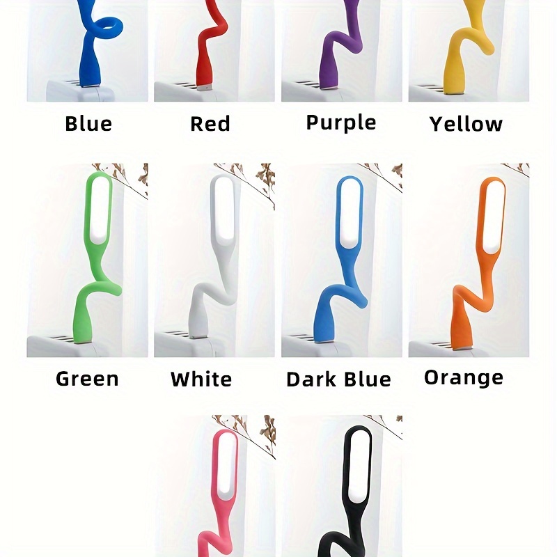   mini usb led reading light portable flexible neck design for pc laptop use long     details 4