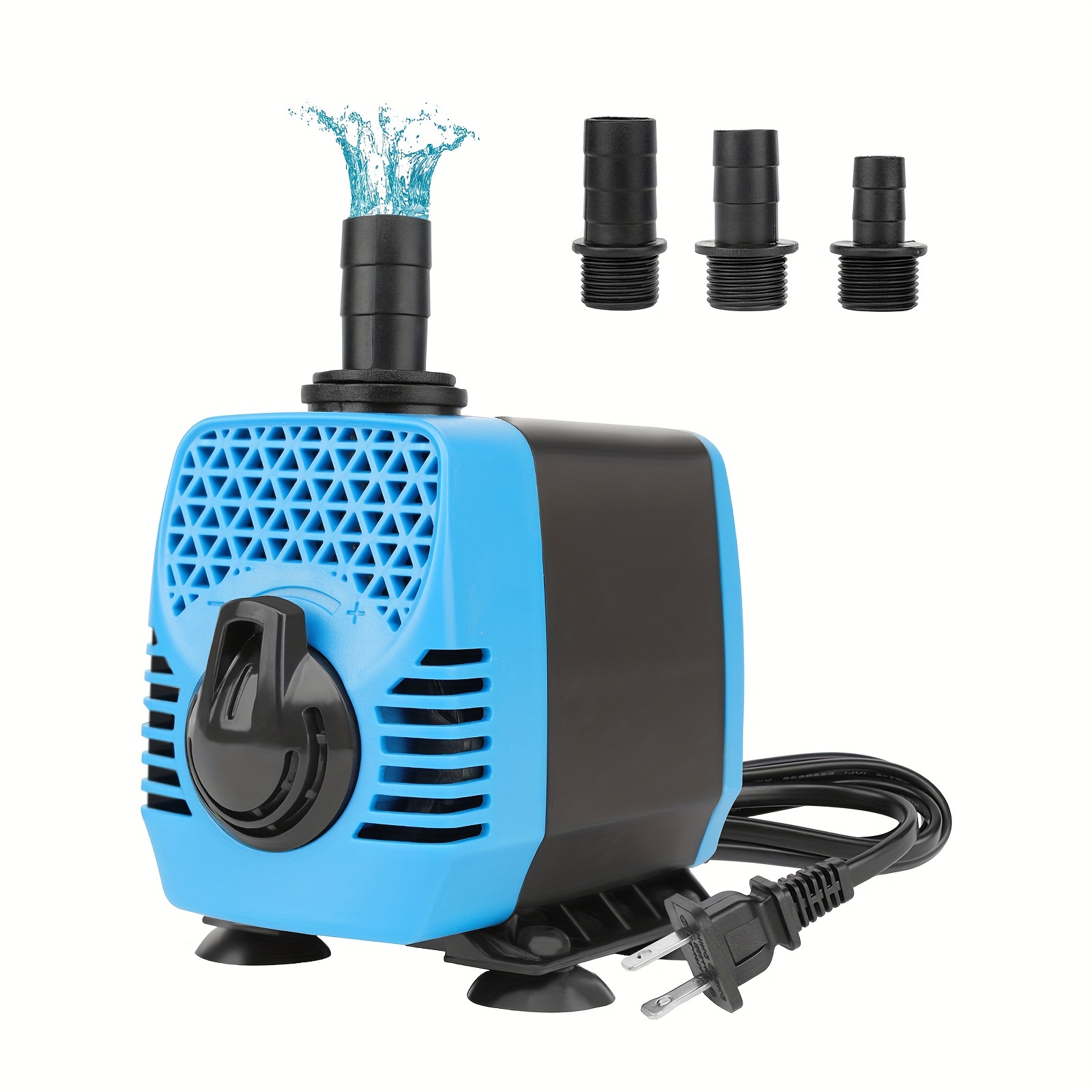 TEMU Aquamiracle 800/1000gph Aquarium Water Pumps Fountain Pump Pond Pump Submersible Water Pump With Flow Control For Fish Tank, Fountain, Waterfall, Filtration, Water Feature, Hydroponics