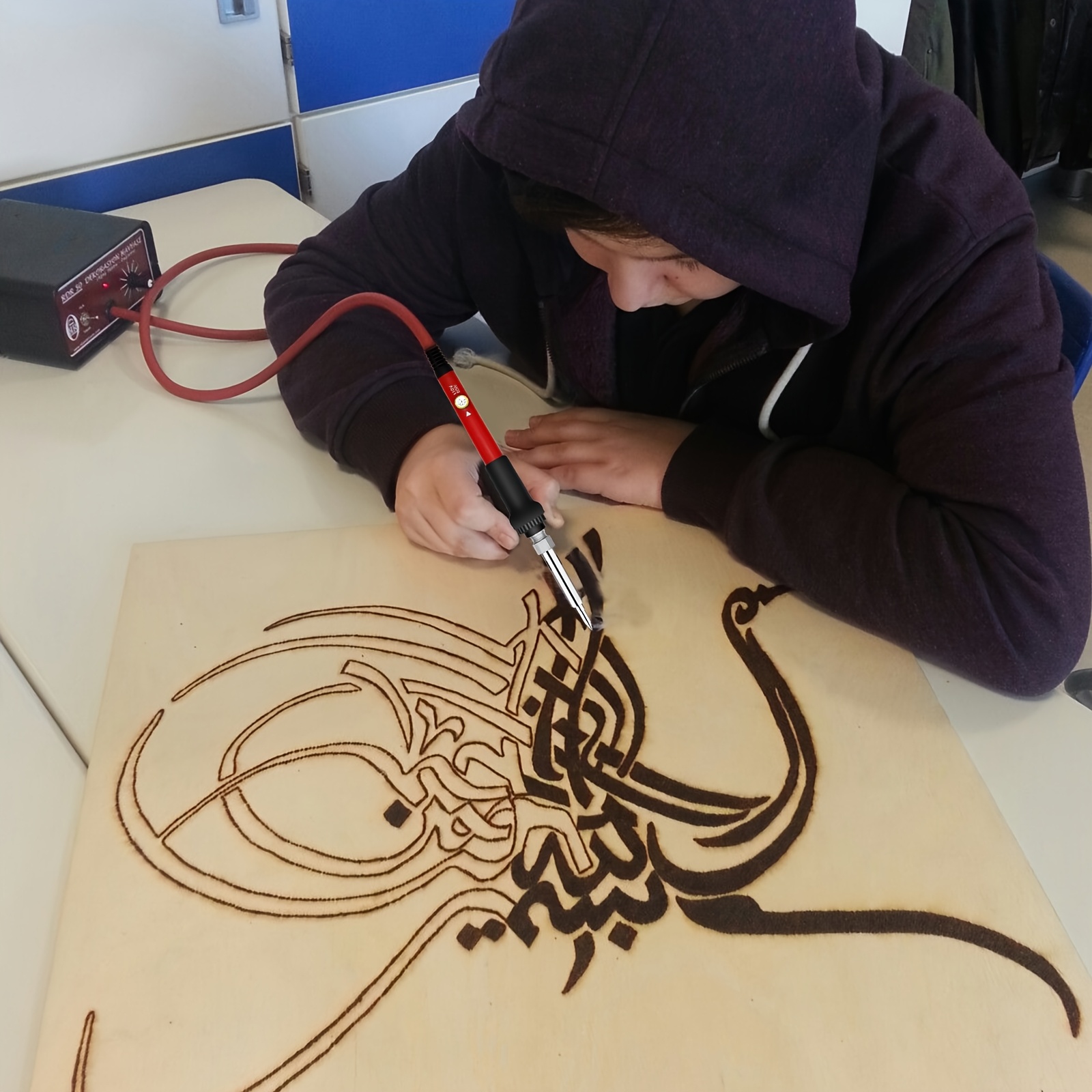 23-Piece Wood Burning Tip Set - Brass Pyrography Tools For Wood Carving