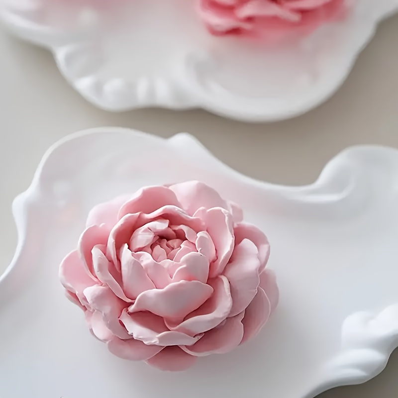 

Ensemble de Moules en Silicone Fleur 3D, Adapté pour l'Aromathérapie et - Jasmin, de et Rose, Moule en Silicone Liquide pour Résine pour Décoration de la Saint-Valentin