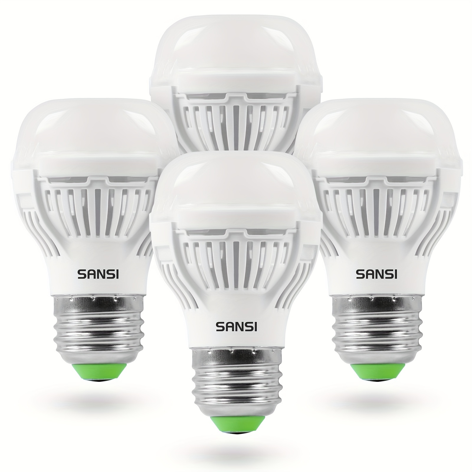 

Sansi 4pcs 9w E26 Led Light Bulbs 60w 22-year 900 Led Bulb With 3000k Non-dimmable A15 Saving Bulb Lamps Are Applicable To Living Room Bedroom