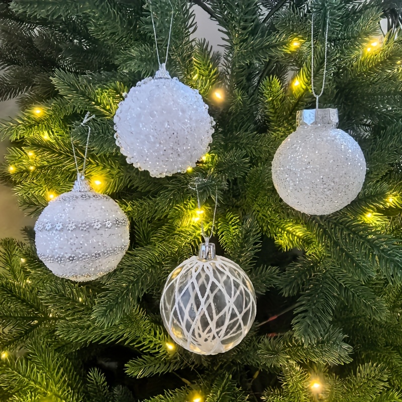 1 set of 16pcs 6cm 2025 new christmas balls suitable for christmas tree indoor living room exhibition outdoor courtyard tree suitable for parties birthdays weddings   classic and practical multi color options   christmas ornament   christmas ball for christmas tree color   christmas ball   christmas bauble christmas decorations   christmas balls Product details 2