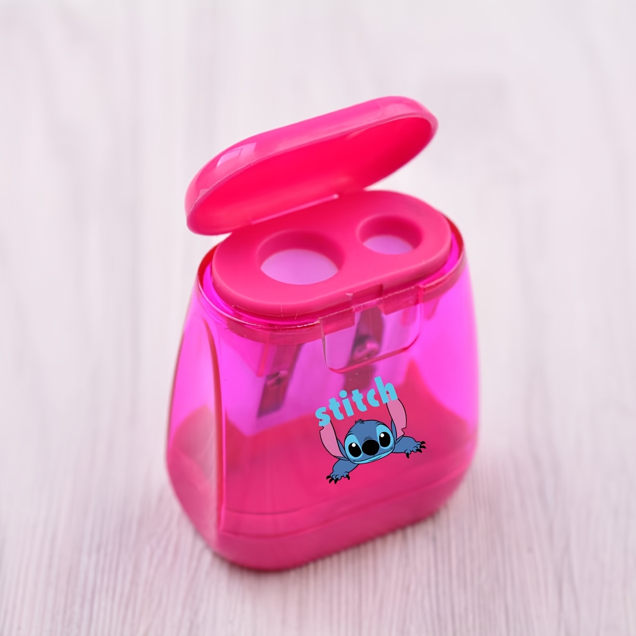 Image of Incentives Supplies Series Pencil Sharpeners! Four-color Fresh And Bright, The Brush Holder Is Transparent, Easy To Empty And Wash, Compact And Portable E-xbd01