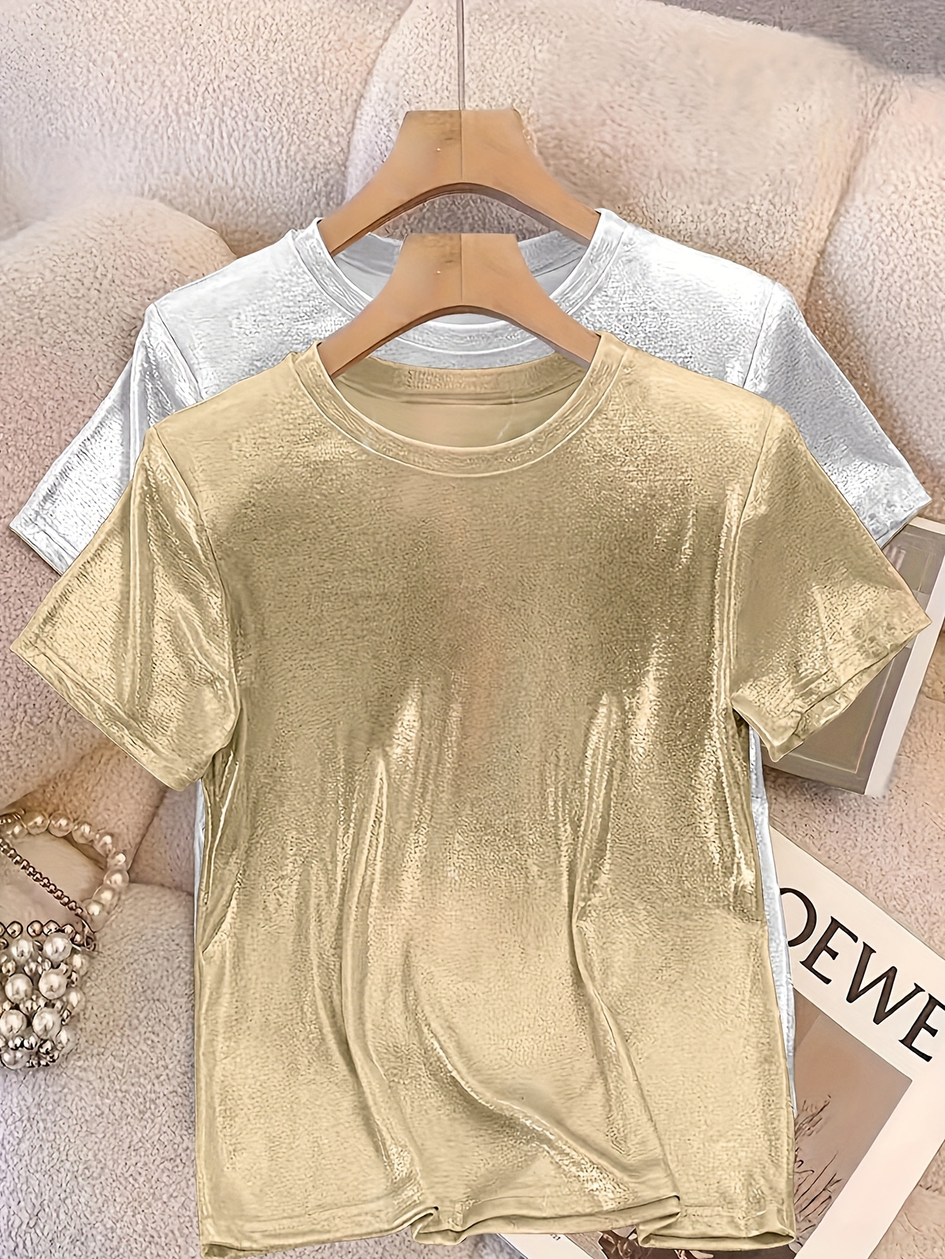 golden shirt sold on Temu United States