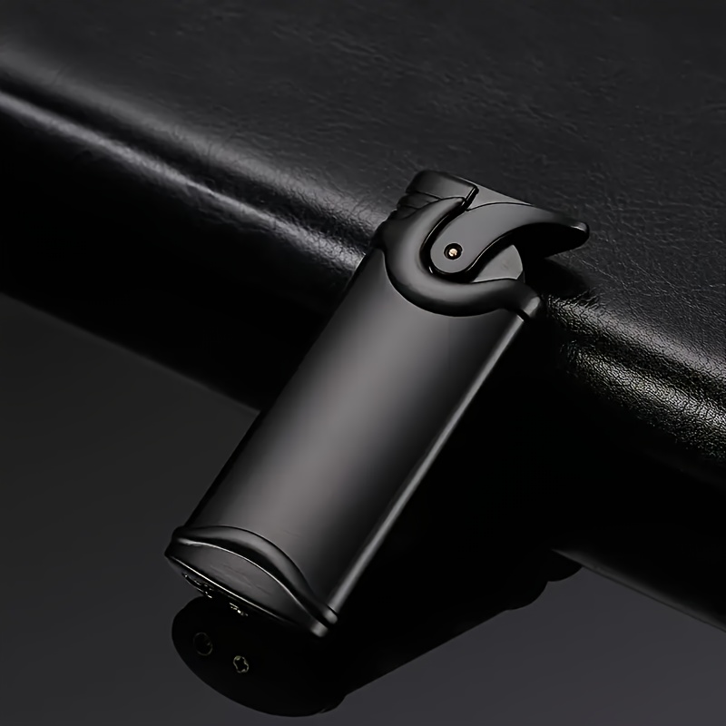 TEMU Butane Lighter, Pocket Lighter Windproof Lighter, Portable Metal Flame Lighter, Refillable Butane Gas Lighter (excluding Butane)