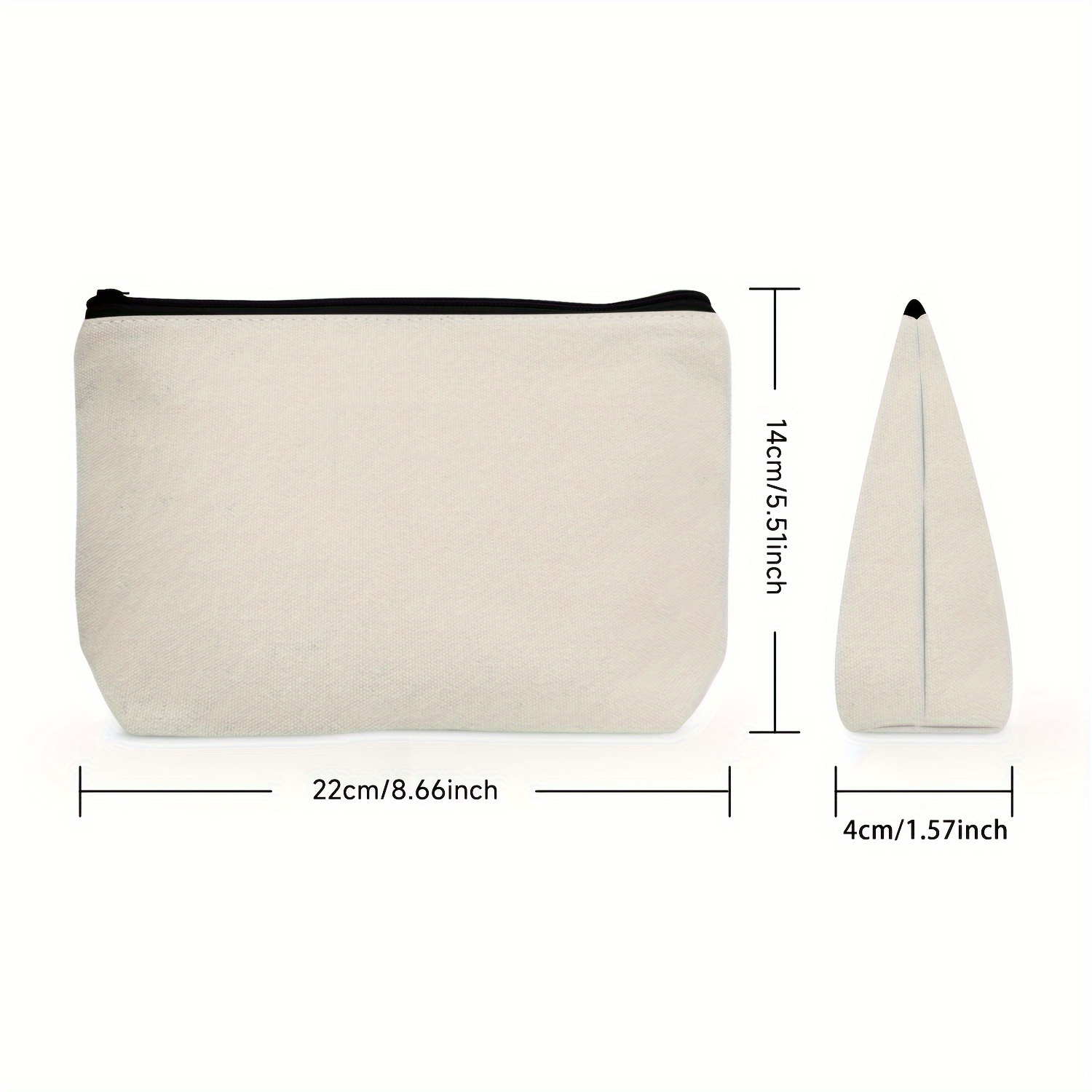 1pc Cosmetic Bag For Women, Dacron Toiletry Bag, Aesthetic Ladies Hand