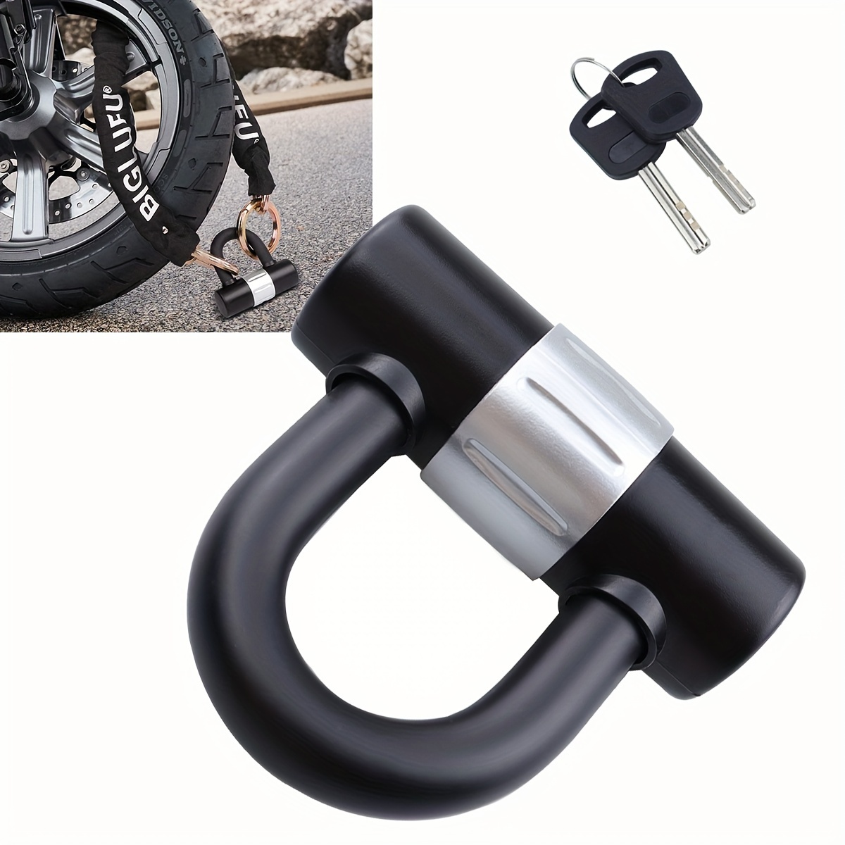 Chain Kit Wilko Bicycle Lock Moped Lock Chain Handcuff Locks