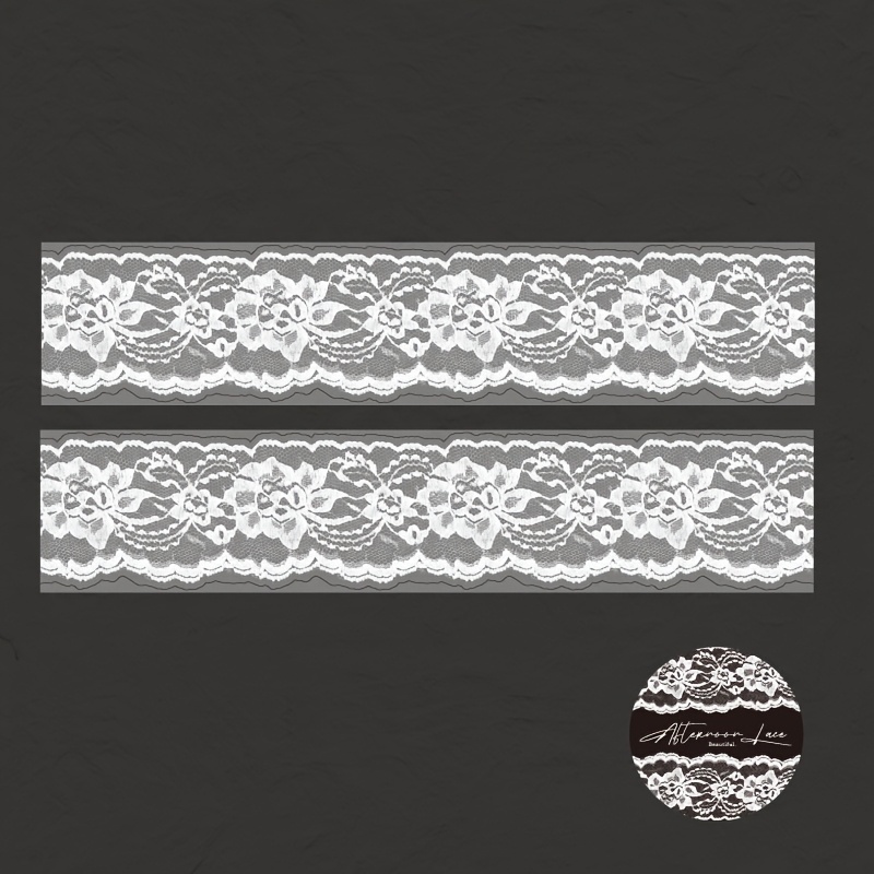 Image of 1 Roll, Afternoon Lace Series Pet Tape, Diy Scrapbooking Decorative Stickers, Suitable For Scrapbooking And Journal Making