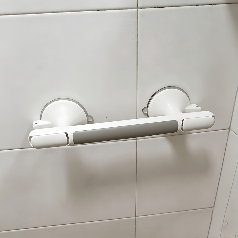 TEMU 1 Shower Handle, Safety Assist Grip With Non-slip Support, Suitable For Toilets And Bathrooms – Grab Bar For The Elderly, No Drilling Required,