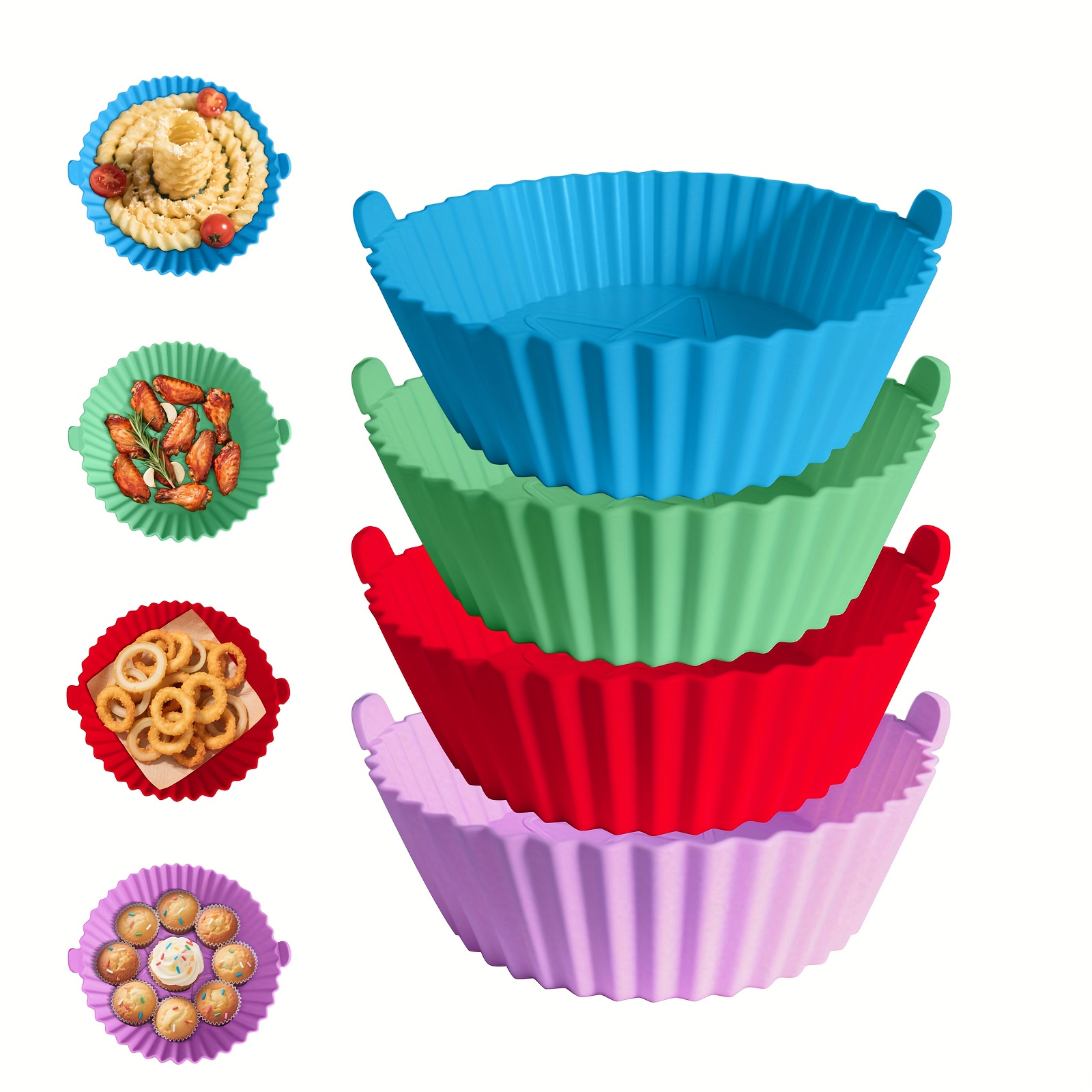 Temu Set Of 4 Silic… - image