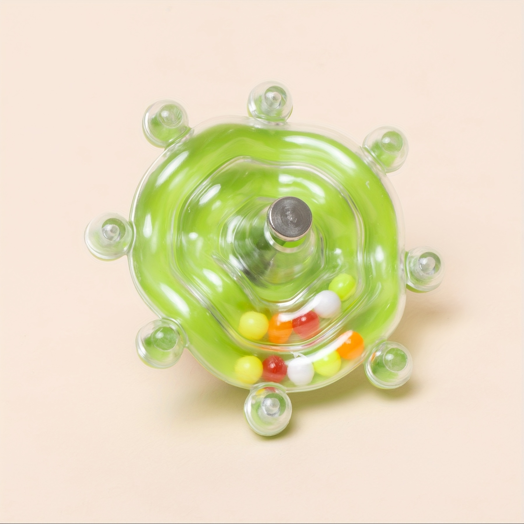 Colorful Parrot Spinner Toy - Interactive Cage Accessory For Birds, Plastic Chew And Play Wheel