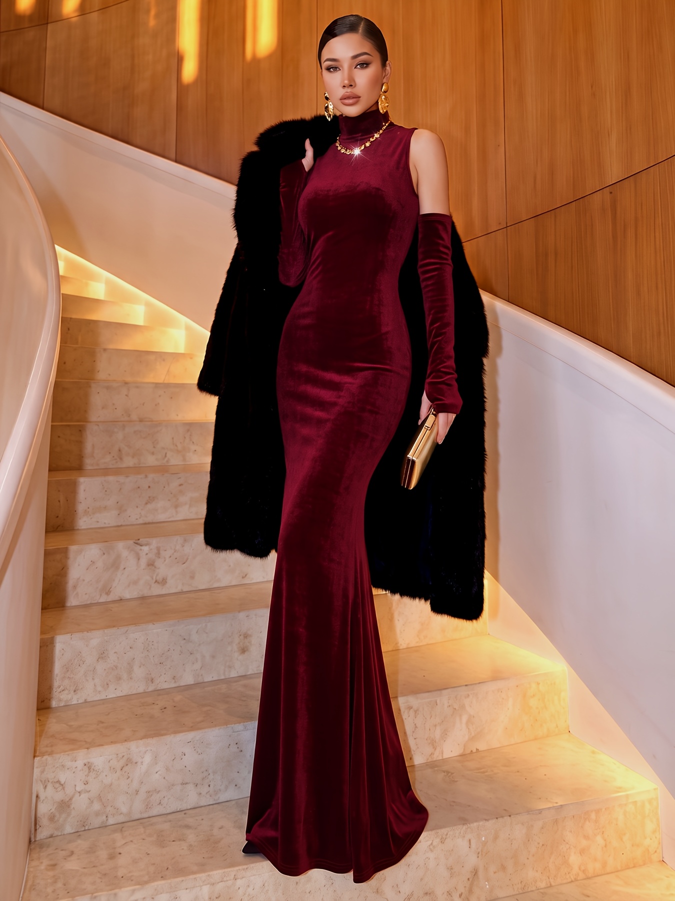 formal temu dresses elegant women sold on United States VariantAvailable:9Y