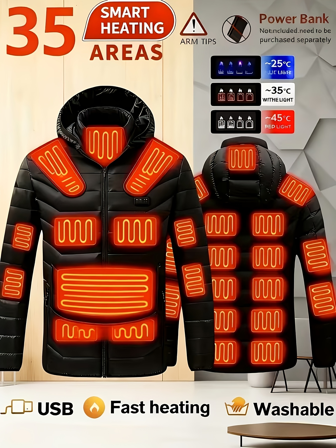 Smart Heated Jacket for Men and Women
