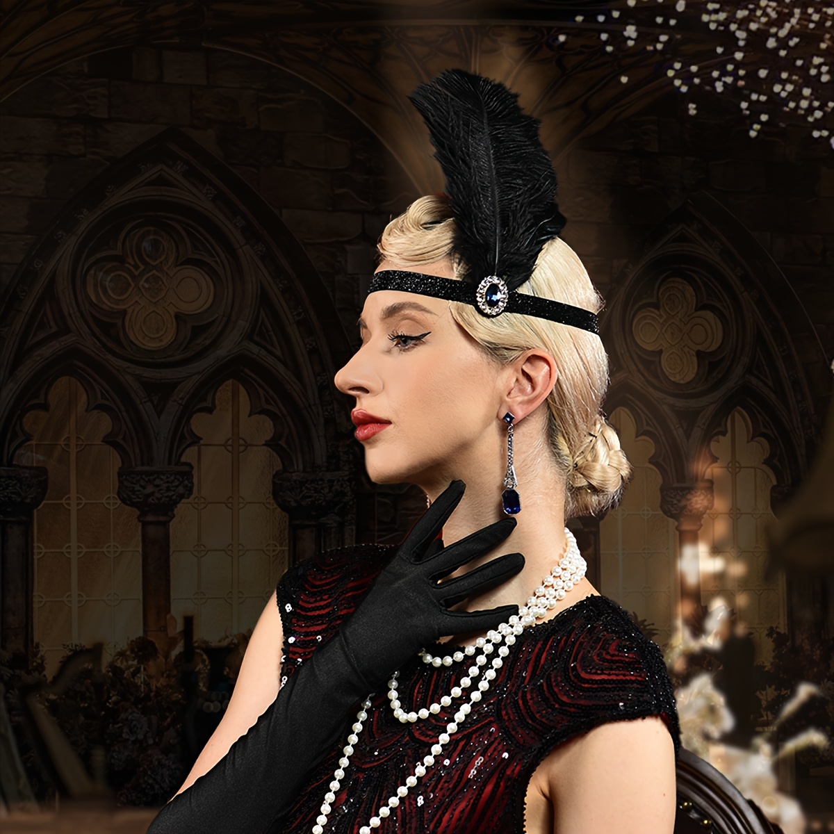 Collier Vintage En Perles - Bijou Rétro Beau Et élégant