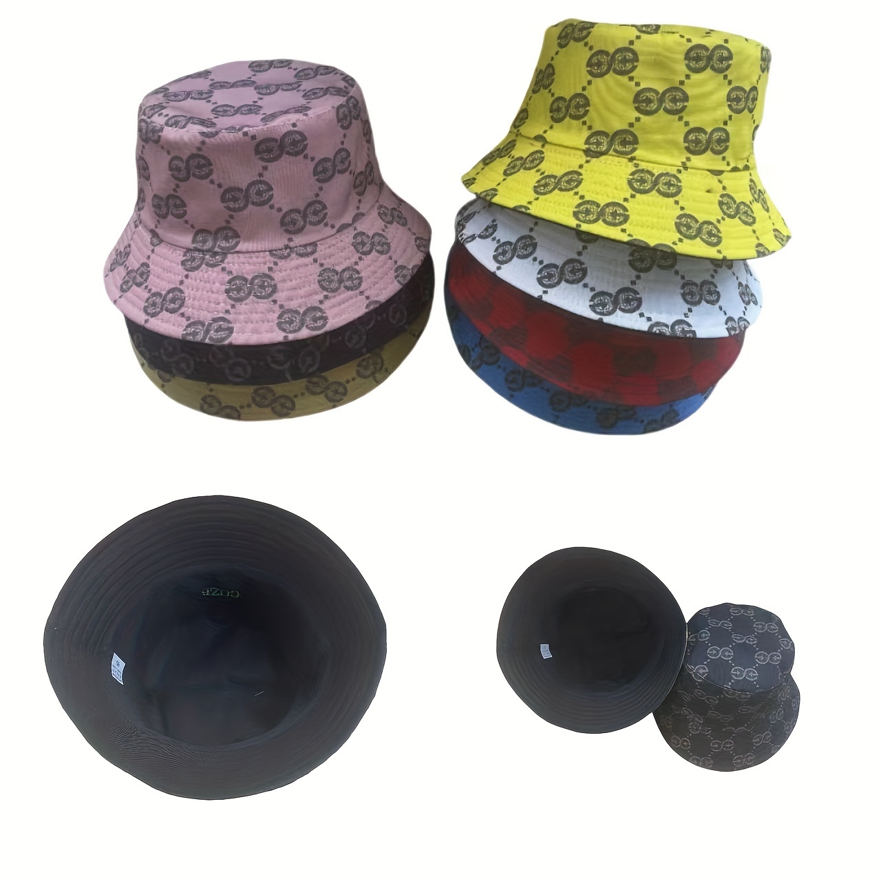 

Festive Lady Bucket Hat: Unique Printed Design, Perfect For Outdoor Activities And Sun Protection - Available In Various Colors