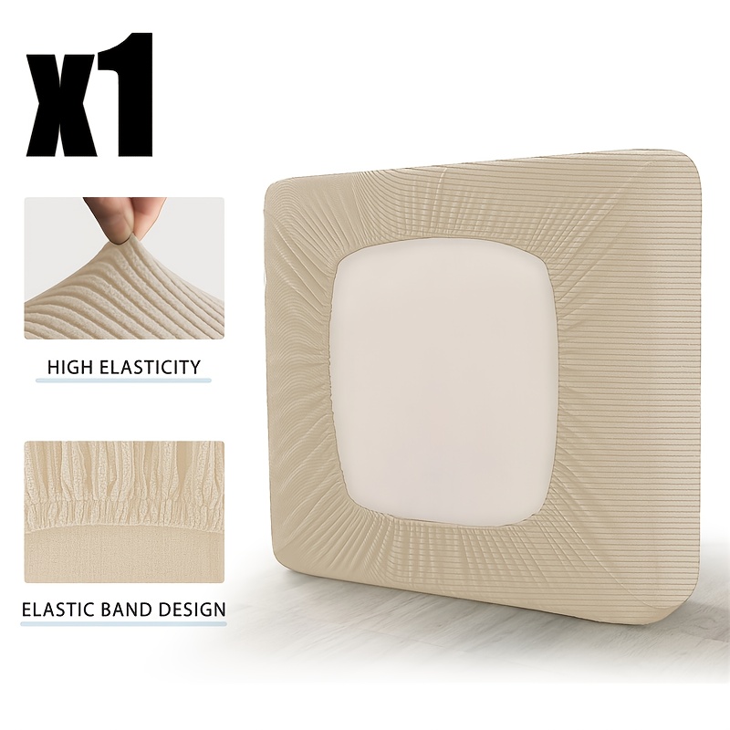 TEMU 1/2pcs Super Soft Sofa Cushion Cover Elastic Jacquard Sofa Cover Sofa Seat Cover Furniture Protective Cover Sofa Sofa Cover Soft With Elastic