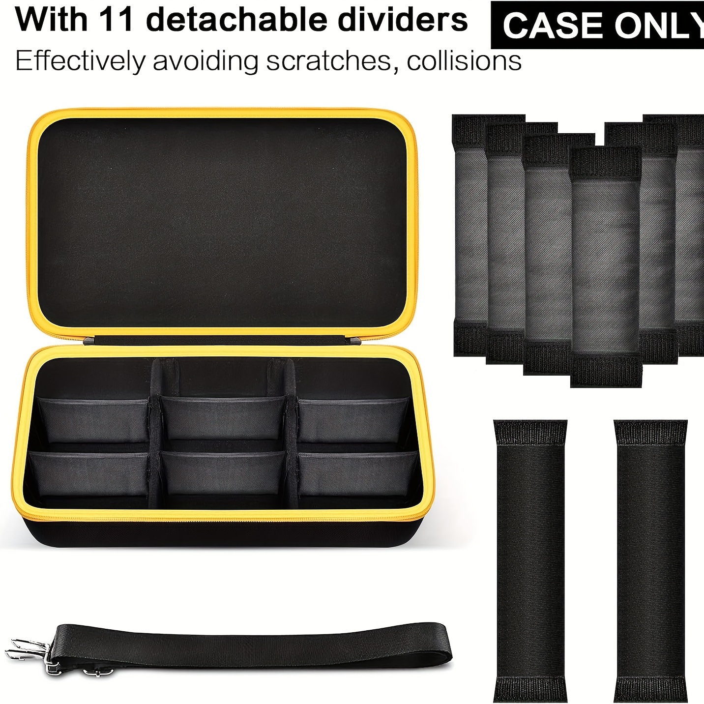 TEMU Extra Large Battery Storage Holder Case For 20v/ 60v Max Xr &charger, Tool Batteries Pack Container Carrier Box, Holds 20v