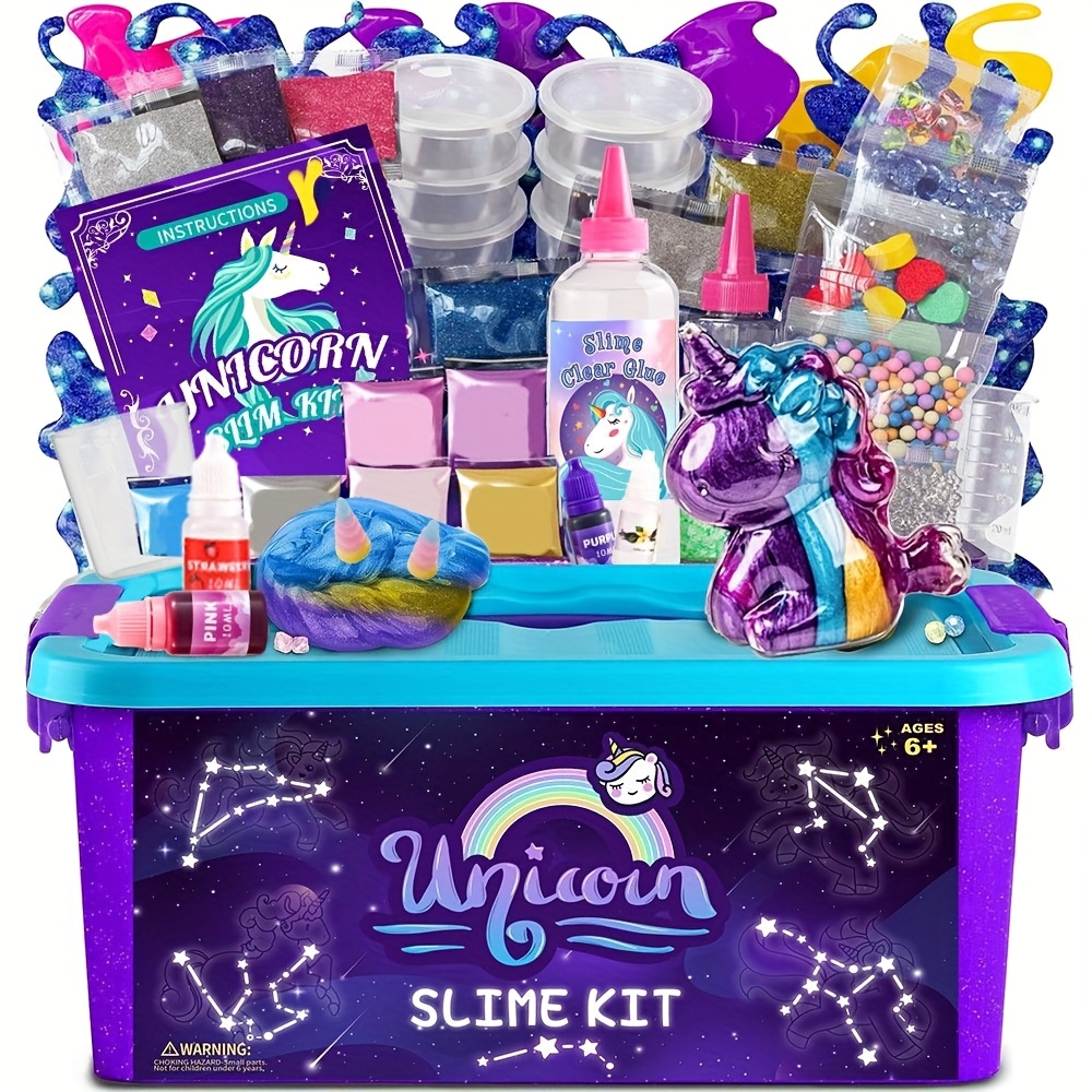 Glitter Slime Essenson Slime Rainbow Loom Laevo Unicorn Slime