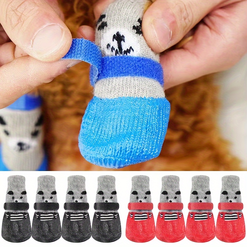 

4pcs Dog - -scald Pet Footwear And & For & Toy Breeds, All Washable