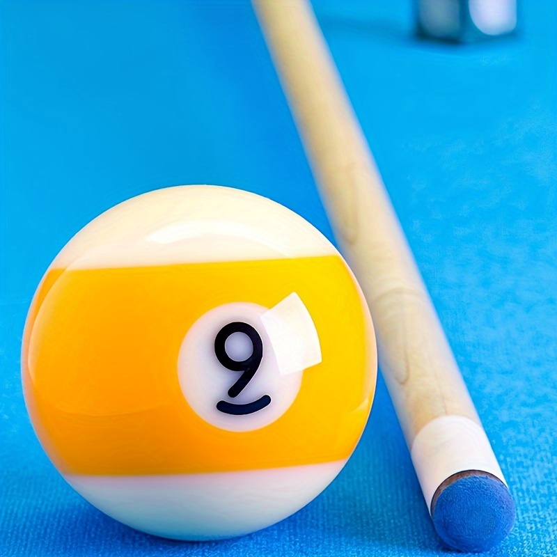 20 Punte Stecca Biliardo Blu - 10 Mm, Pelle, Con Scatola, Per Biliardo E Snooker