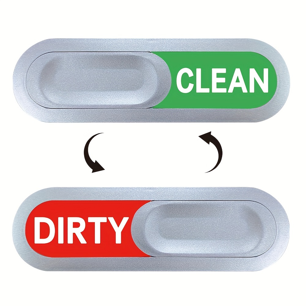 dishwasher stickers a set of oval indicators for clean and dirty signs   acrylic screen printing and uv technology abs spray paint stylish and universal for home decoration featuring strong magnets and two   pieces with framed s