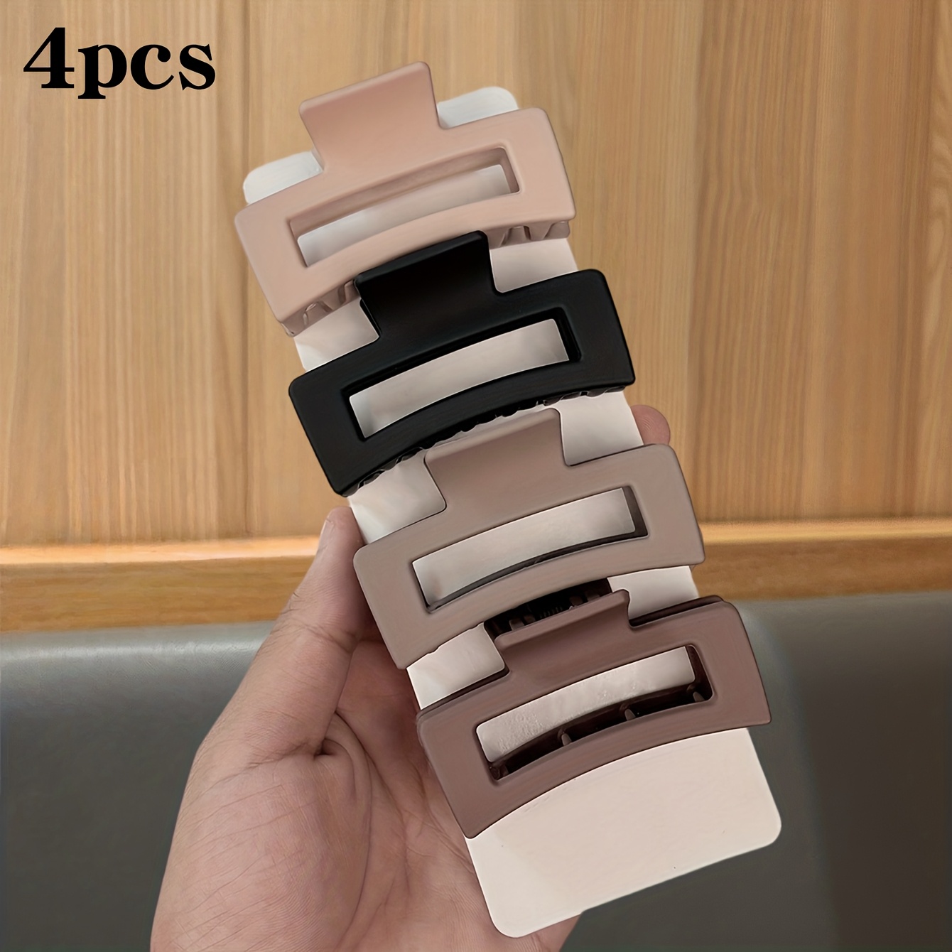 4/8pcs Hair Claw Clips In Colors, Suitable For ' Daily Wear, Birthday Parties, Travel Parties, Holiday Wear, Or As A For And